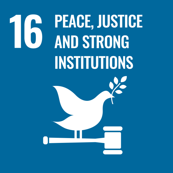 16. Peace, Justice and strong institutions 16. Peace, Justice and strong institutions