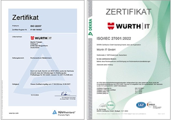 Zertifikat DIN EN ISO/IEC 27001:2002 Zertifikat DIN EN ISO/IEC 27001:2002