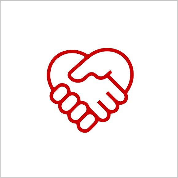 Symbol für einen Handschlag